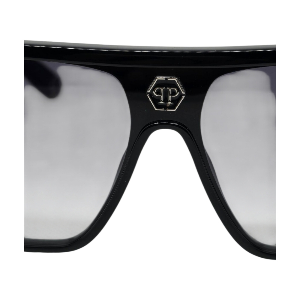 Philipp Plein Sunglasses Black Rectangular Sungla… - image 4